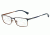 Armani EA1042 Progressive Prescription Eyeglasses 3129-53 - Matte Blue/blue/cognac Frame