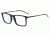 Armani EA1058 Single Vision Prescription Eyeglasses 3168-53 - Matte Black/Matte Blue Frame