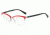 Armani EA1066 Progressive Prescription Eyeglasses 3207-52 - Gunmetal/opal Red Frame