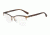 Armani EA1068 Single Vision Prescription Eyeglasses 3201-53 - Matte Bronze Frame