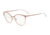 Armani EA1087 Prescription Eyeglasses, 52mm, Pink/Rose Gold, EA1087-3167-52-SV