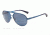 Armani EA2004 Single Vision Prescription Sunglasses EA2004-302380-59 - Lens Diameter 59 mm, Frame Color Blue Demi Shiny