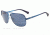 Armani EA2007 Single Vision Prescription Sunglasses EA2007-302380-59 - Lens Diameter 59 mm, Frame Color Blue Demi Shiny