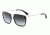 Armani EA2023 Single Vision Prescription Sunglasses EA2023-30458G-54 - Lens Diameter 54 mm, Frame Color Matte Silver/black