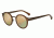Armani EA2029 Single Vision Prescription Sunglasses EA2029-31034Z-48 - Lens Diameter 48 mm, Frame Color Brown Rubber