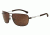 Armani EA2033 Single Vision Prescription Sunglasses EA2033-313273-64 - Lens Diameter 64 mm, Frame Color Brown Rubber