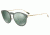 Armani EA2049 Single Vision Prescription Sunglasses EA2049-30136R-43 - Lens Diameter 43 mm, Frame Color Pale Gold
