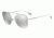 Armani EA2053 Single Vision Prescription Sunglasses EA2053-30156G-56 - Lens Diameter 56 mm, Frame Color Silver