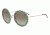 Armani EA2054 Single Vision Prescription Sunglasses EA2054-31678E-55 - Lens Diameter 55 mm, Frame Color Pink Gold
