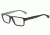 Armani EA3013 Single Vision Prescription Eyeglasses 5102-54 - Top Black On Gray Frame
