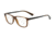 Armani EA3025 Bifocal Prescription Eyeglasses 5073-54 - Brown Transparent Frame