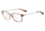 Armani EA3026 Progressive Prescription Eyeglasses, 52mm, Watercolor Plum, EA3026-5716-52-PRO
