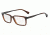 Armani EA3030 Single Vision Prescription Eyeglasses 5198-53 - Transparen Brown Frame