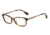 Armani EA3031 Single Vision Prescription Eyeglasses 5228-53 - Yellow Havana Frame
