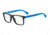 Armani EA3034 Progressive Prescription Eyeglasses, 55mm, Blue Rubber, EA3034-5650-55-PRO