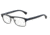 Armani EA3035 Bifocal Prescription Eyeglasses 5231-55 - Brown/rubber Blue Frame