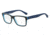 Armani EA3059 Bifocal Prescription Eyeglasses 5392-53 - Top Black/matte Blue Frame