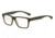 Armani EA3059 Bifocal Prescription Eyeglasses 5394-53 - Top Havana/matte Green Frame