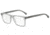 Armani EA3071 Progressive Prescription Eyeglasses 5532-53 - Matte Transparent Grey Frame