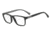 Armani EA3091 Single Vision Prescription Eyeglasses 5042-55 - Matte Black Frame