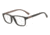 Armani EA3091 Single Vision Prescription Eyeglasses 5509-53 - Matte Brown Frame