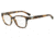 Armani EA3094F Single Vision Prescription Eyeglasses 5540-54 - Havana Spot Grey Frame