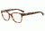 Armani EA3094F Single Vision Prescription Eyeglasses 5541-54 - Havana Spot Raspberry Frame