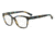 Armani EA3094F Single Vision Prescription Eyeglasses 5542-54 - Havana Spot Blue Frame