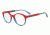 Armani EA3122F Bifocal Prescription Eyeglasses 5573-51 - Red/tr Striped Blue Frame
