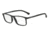 Armani EA3125F Single Vision Prescription Eyeglasses 5063-55 - Black Rubber Frame