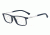 Armani EA3125F Single Vision Prescription Eyeglasses 5474-55 - Blue Rubber Frame