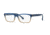 Armani EA3143F Prescription Eyeglasses, 55mm, Striped Blue, EA3143F-5730-55-SV