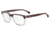 Armani EA3148 Prescription Eyeglasses, 53mm, Top Opal Bordeaux On Tr Grey, EA3148-5750-53-SV