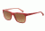 Armani EA4002 Progressive Prescription Sunglasses EA4002-505313-55 - Lens Diameter 55 mm, Frame Color Striped Cherry/opal Pink