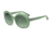 Armani EA4009 Single Vision Prescription Sunglasses EA4009-50858E-56 - Lens Diameter 56 mm, Frame Color Opal Aqua Green
