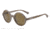 Armani EA4011 Single Vision Prescription Sunglasses EA4011-509373-45 - Lens Diameter 45 mm, Frame Color Wood Matte Gray
