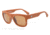 Armani EA4019 Single Vision Prescription Sunglasses EA4019-514073-51 - Lens Diameter 51 mm, Frame Color Brick Red
