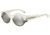 Armani EA4044 Bifocal Prescription Sunglasses EA4044-53656G-47 - Lens Diameter 47 mm, Frame Color Opal White Gradient Black