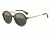 Armani EA4062 Single Vision Prescription Sunglasses EA4062-50171Z-49 - Lens Diameter 49 mm, Frame Color Black/pale Gold