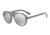 Armani EA4067 Single Vision Prescription Sunglasses EA4067-55216G-54 - Lens Diameter 54 mm, Frame Color Transparent Grey/grey