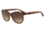 Armani EA4076F Single Vision Prescription Sunglasses EA4076F-554113-56 - Lens Diameter 56 mm, Frame Color Havana Spot Raspberry