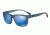 Armani EA4081F Bifocal Prescription Sunglasses EA4081F-553525-59 - Lens Diameter 59 mm, Frame Color Matte Transparent Blue