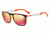 Armani EA4114F Progressive Prescription Sunglasses EA4114F-56766Q-56 - Lens Diameter 56 mm, Frame Color Matte Orange