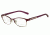 Armani Exchange AX1010 Progressive Prescription Eyeglasses 6050-53 - Satin Berry Jam/satin Silver Frame