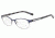 Armani Exchange AX1010 Progressive Prescription Eyeglasses 6110-53 - Navy Blue/matte Silver Frame
