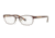 Armani Exchange AX1010 Progressive Prescription Eyeglasses, 50mm, Brown, AX1010-6001-50-PRO