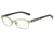 Armani Exchange AX1010 Progressive Prescription Eyeglasses 6027-53 - Satin Silver/black Frame