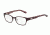 Armani Exchange AX1013 Single Vision Prescription Eyeglasses 6057-50 - Satin Purple/Rose Tort Frame