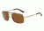 Armani Exchange AX2004 Bifocal Prescription Sunglasses AX2004-600973-60 - Lens Diameter 60 mm, Frame Color Light Gold/brown