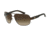 Armani Exchange AX2012S Single Vision Prescription Sunglasses AX2012S-605813-62 - Lens Diameter 62 mm, Frame Color Satin Dark Brown/Dark Olive